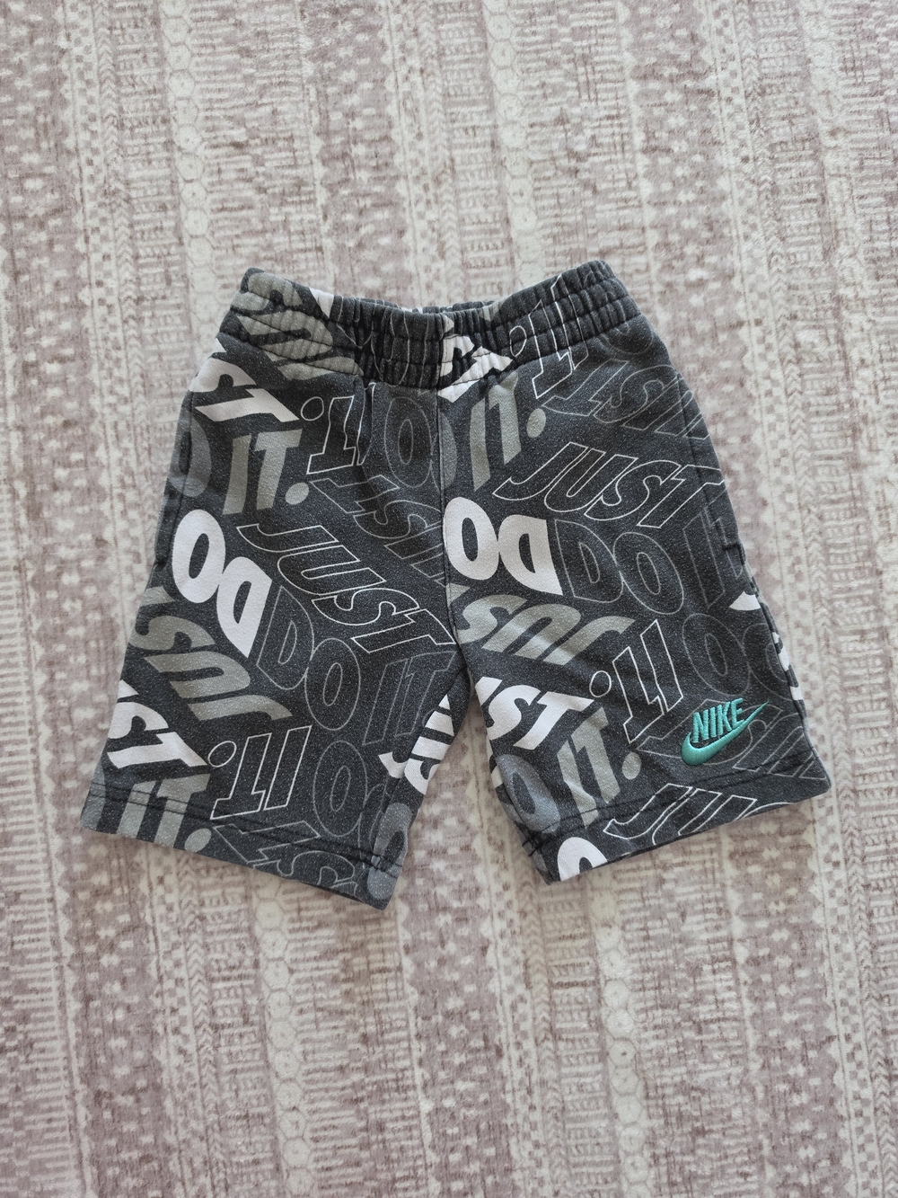 Nike Boys Gray Just Do It Sweatpants Shorts -  Size 4-5 Years